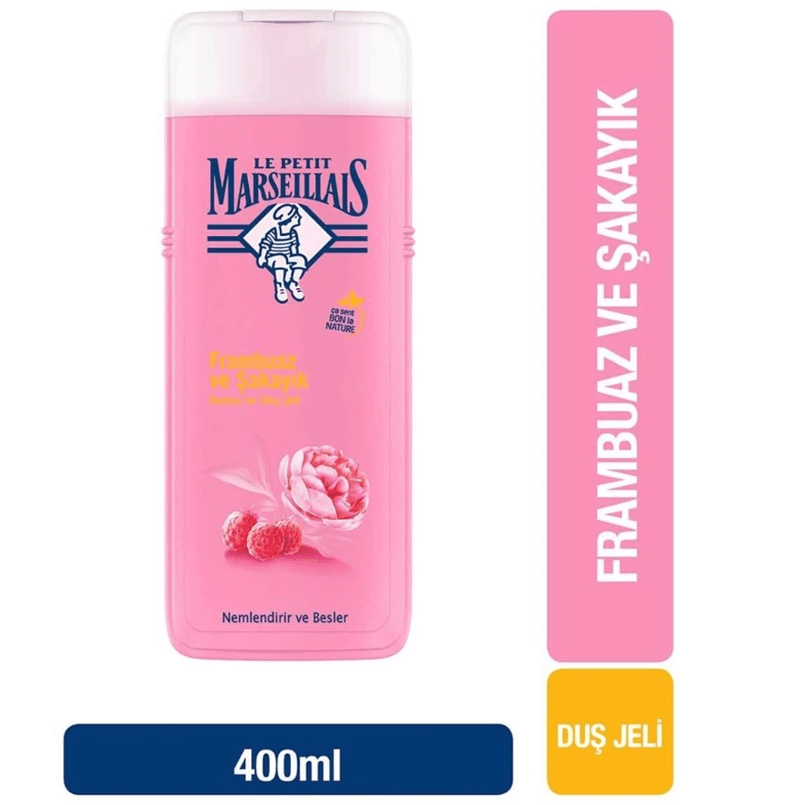 Le Petit Marseiliais Frambuaz ve Şakayık Özlü Duş Jeli 400ml