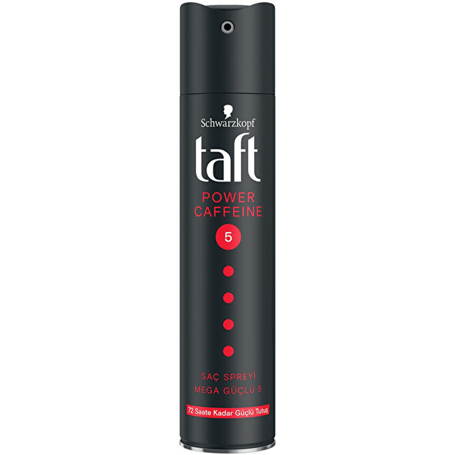 Schwarzkopf Taft Caffeine Power Sprey 250ml-Mega Güçlü