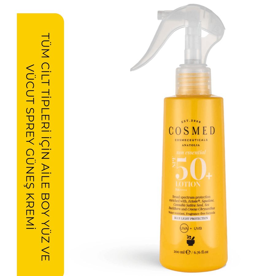 Cosmed Sun Essential Spf50+ Lotion 200ml-Güneş Losyonu