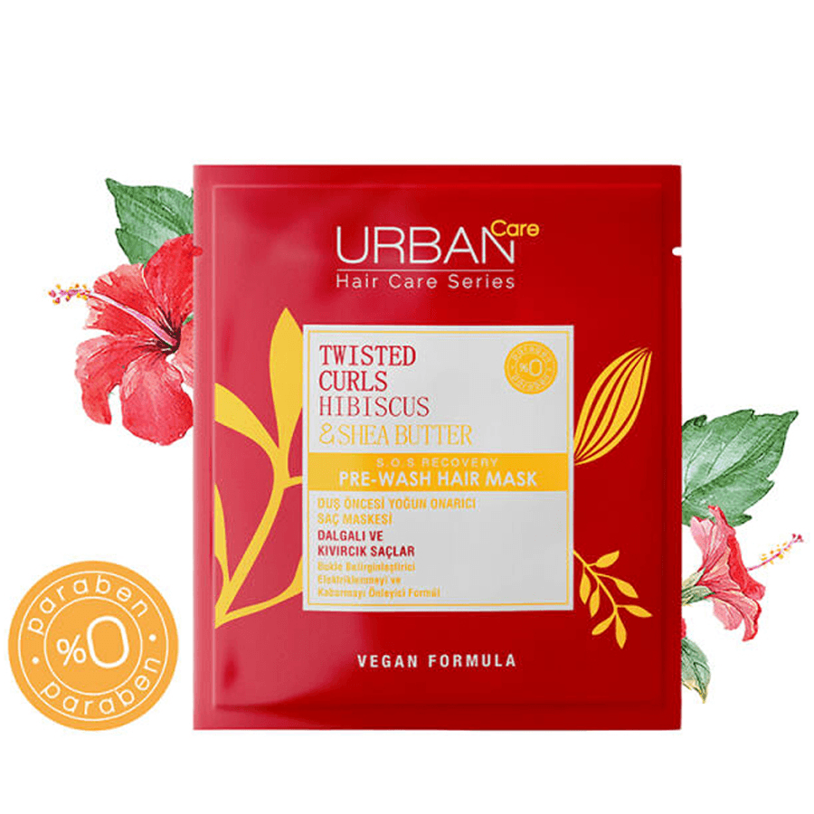 Urban Care Hibiscus ve Shea Butter Bukle Belirginleştirici Saç Bakım Maskesi 50ml