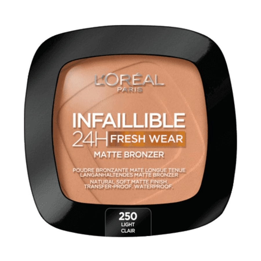 Loreal Paris Infaillible 24H Fresh Wear Matte Bronzer Mat Bronzer-250 Light Clair