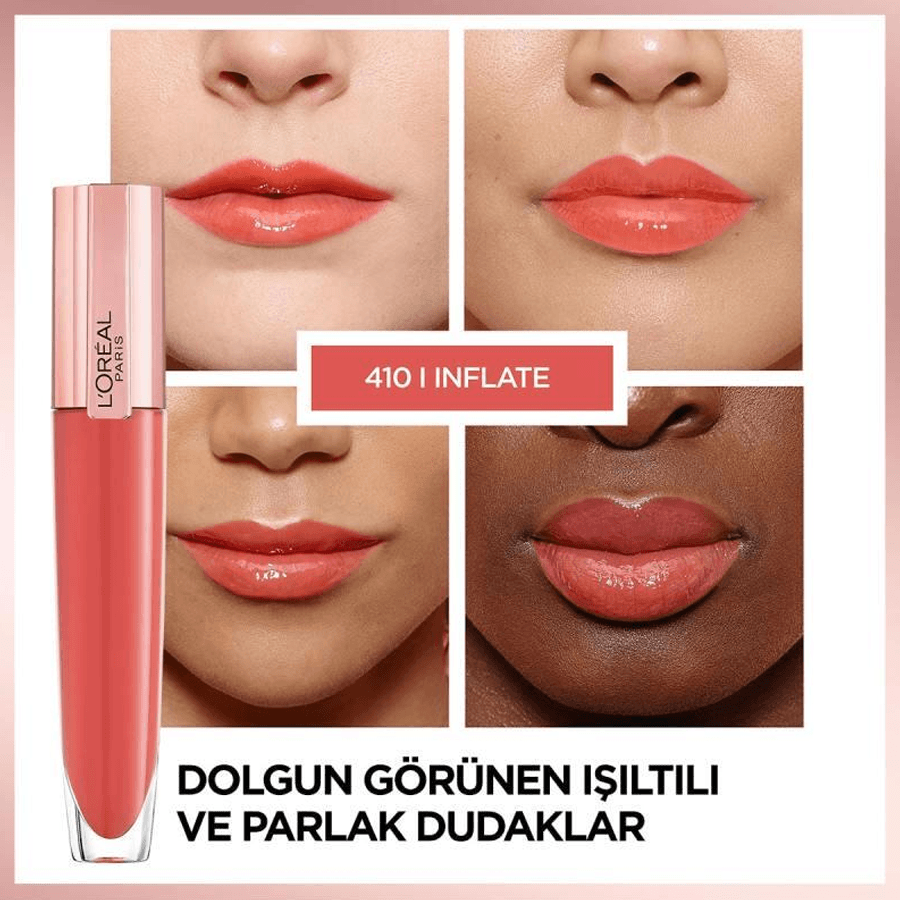 Loreal Paris Glow Paradise Balm in Gloss Işıltı Veren Parlatıcı 410 Inflate