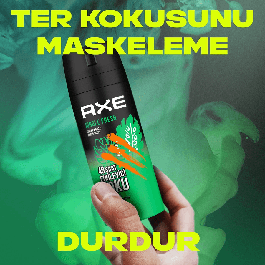 Axe Jungle Fresh Body Sprey 150ml Erkek Deodorant Sprey