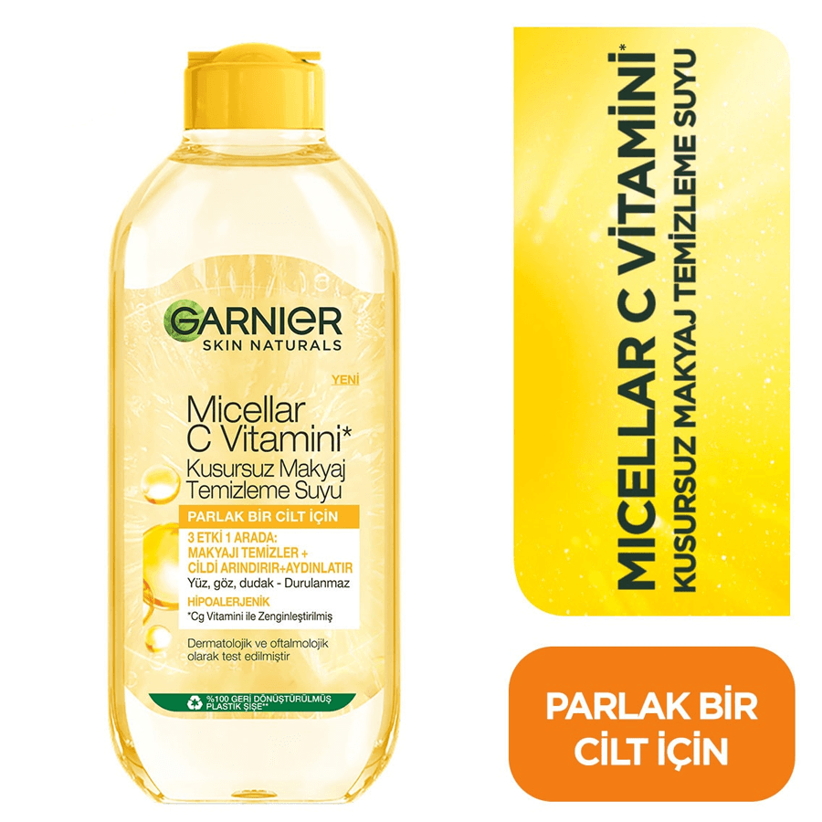 Garnier C Vitamini Kusursuz Makyaj Temizleme Suyu 400ml-Misel Su