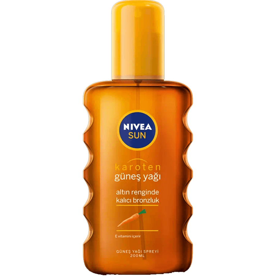 Nivea Sun Karoten Güneş Yağı Spreyi 200ml-Bronzlaştırıcı Yağ