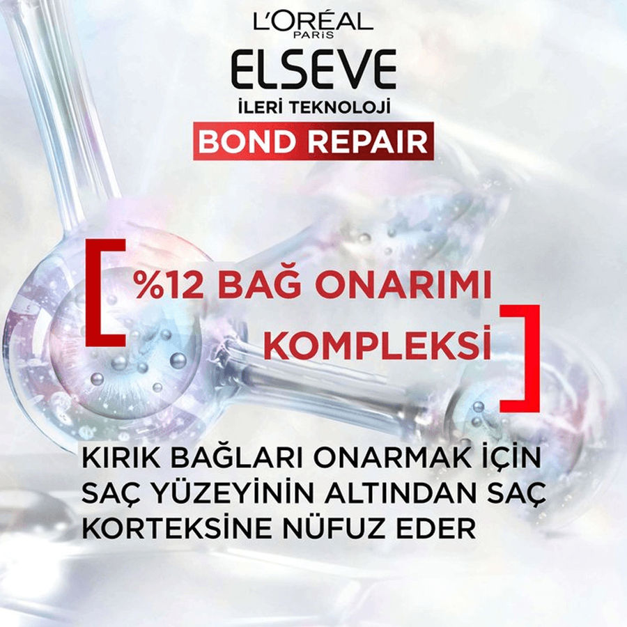 Loreal Paris Elseve Bond Repair Tüm Yıpranmalar İçin Saç Bağlarını Onarıcı Bakım Kremi 150ml