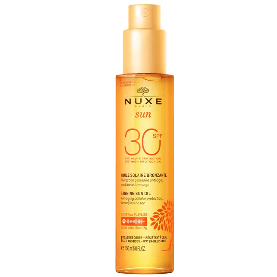 Nuxe Sun Huile Solaire SPF 30 150ml-Bronzlaştırıcı Yüz ve Vücut Yağı