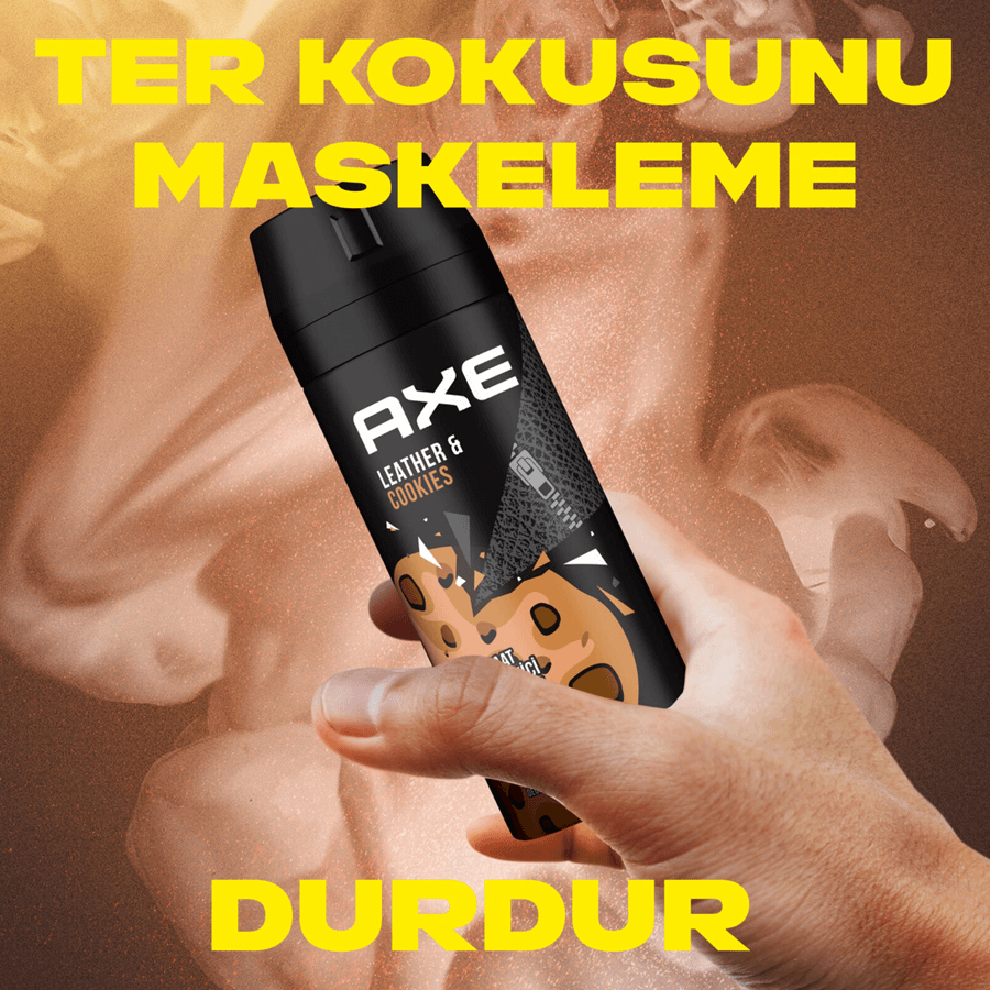 Axe Leather & Cookies Deodorant 150ml-Erkek Deodorant