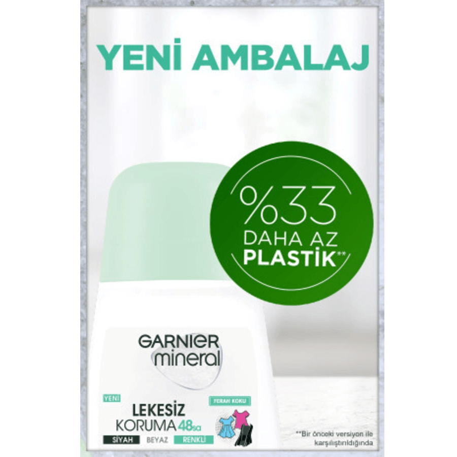 Garnier Mineral Lekesiz Koruma Ferah Koku Anti Perspirant Roll on 50ml