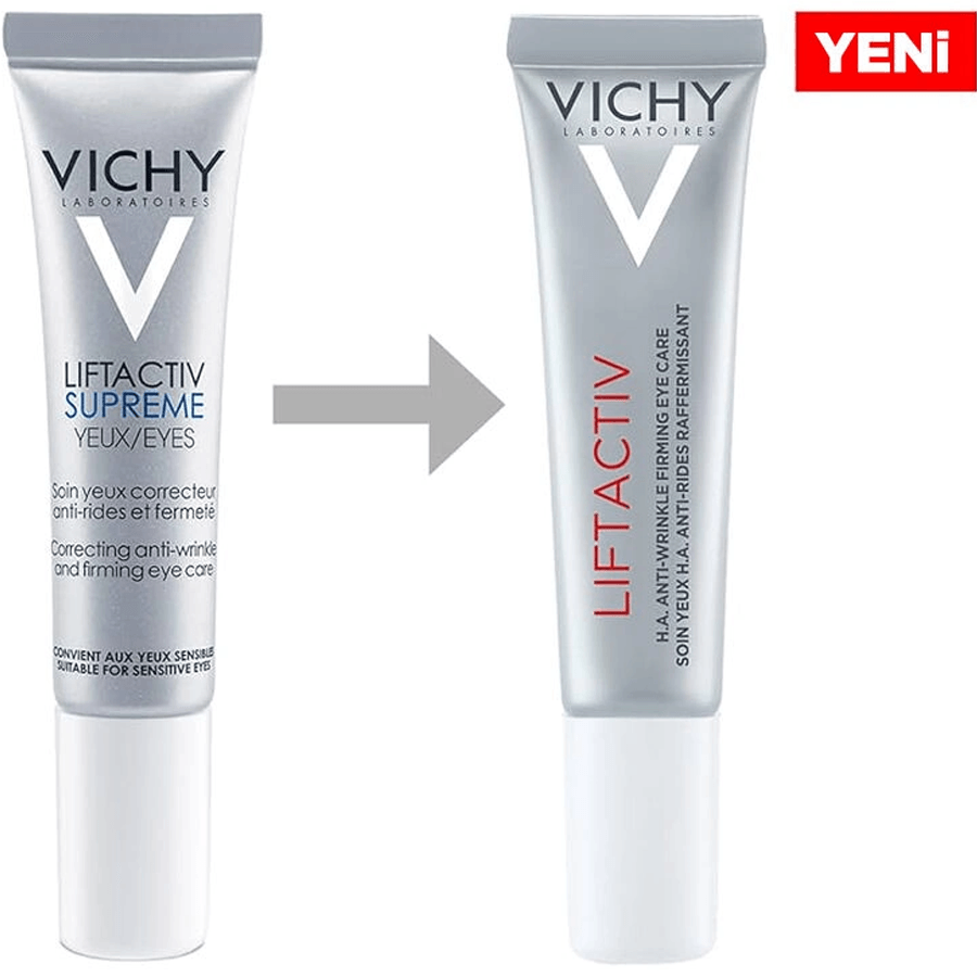 Vichy Liftactiv H.A. Anti-Wrinkle Dolgunlaştırıcı ve Sıkılaştırıcı Göz Çevresi Kremi 15ml