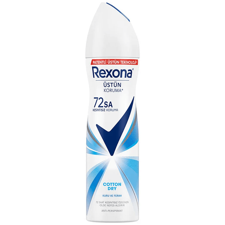 Rexona Cotton Dry Antiperspirant Kadın Sprey Deodorant 150ml