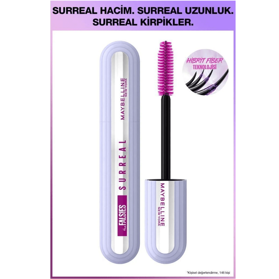 Maybelline Falsiel Surreal Maskara 10ml-01 Very Black