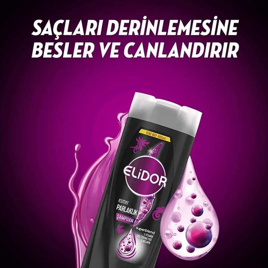 Elidor Superblend Esmer Parlaklık Şampuan 400ml