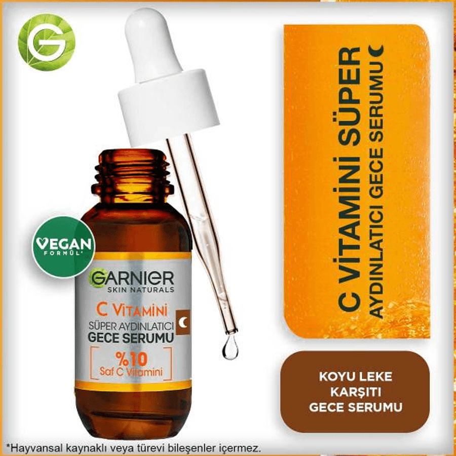 Garnier Vitamin C Gece Serumu 30ml - Lekeler İçin