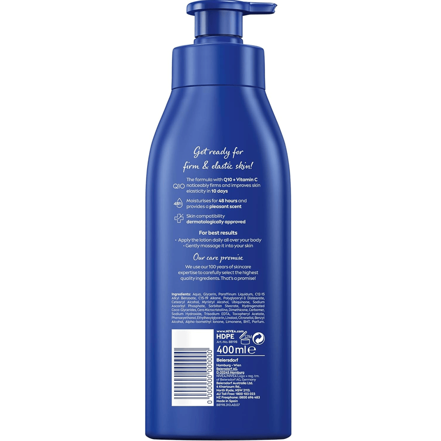 Nivea Q10 Sıkılaştırıcı Vücut Sütü 400ml-C Vitamini