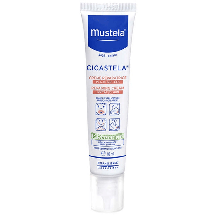 Mustela Cicastela Repairing Cream 40ml-Tahriş Olmuş Ciltler