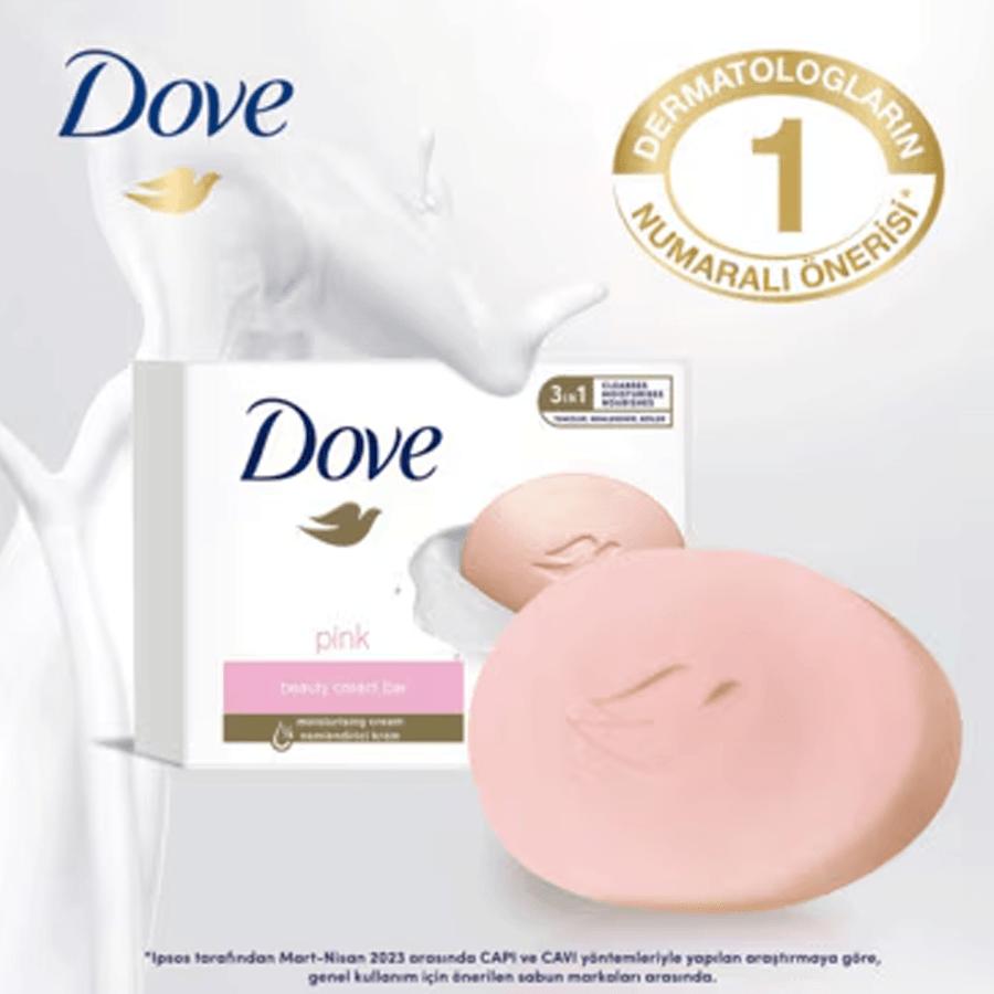 Dove Pink Beauty Cream Bar Sabun 90gr-Temizleyici Sabun