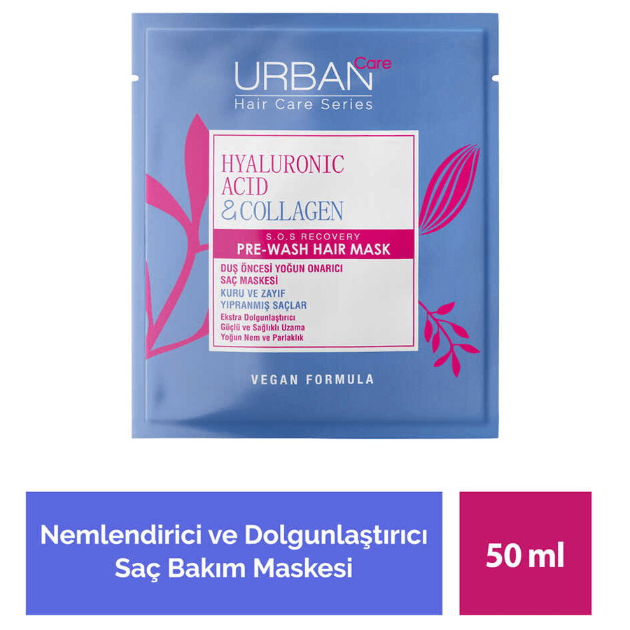 Urban Care Hyaluronic Acid&Collagen 50ml-Saç Maskesi