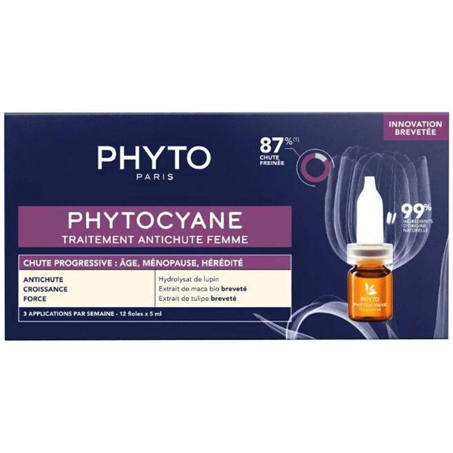 Phyto Phytocyane Women Treatment Progressive Hair Loss 12x5ml-Kadınlar İçin Kronik Dökülme