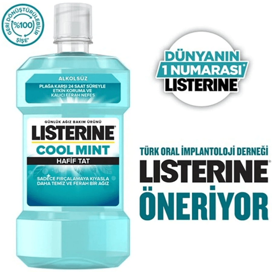 Listerine Cool Mint Hafif Nane Ağız Bakım Suyu 500ml