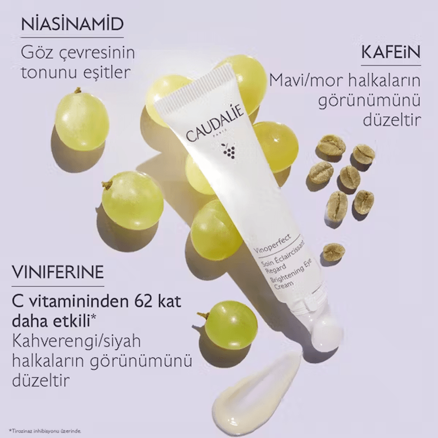 Caudalie Vinoperfect Brightening Eye Cream 15ml-Işıltı Verici Göz Çevresi Kremi