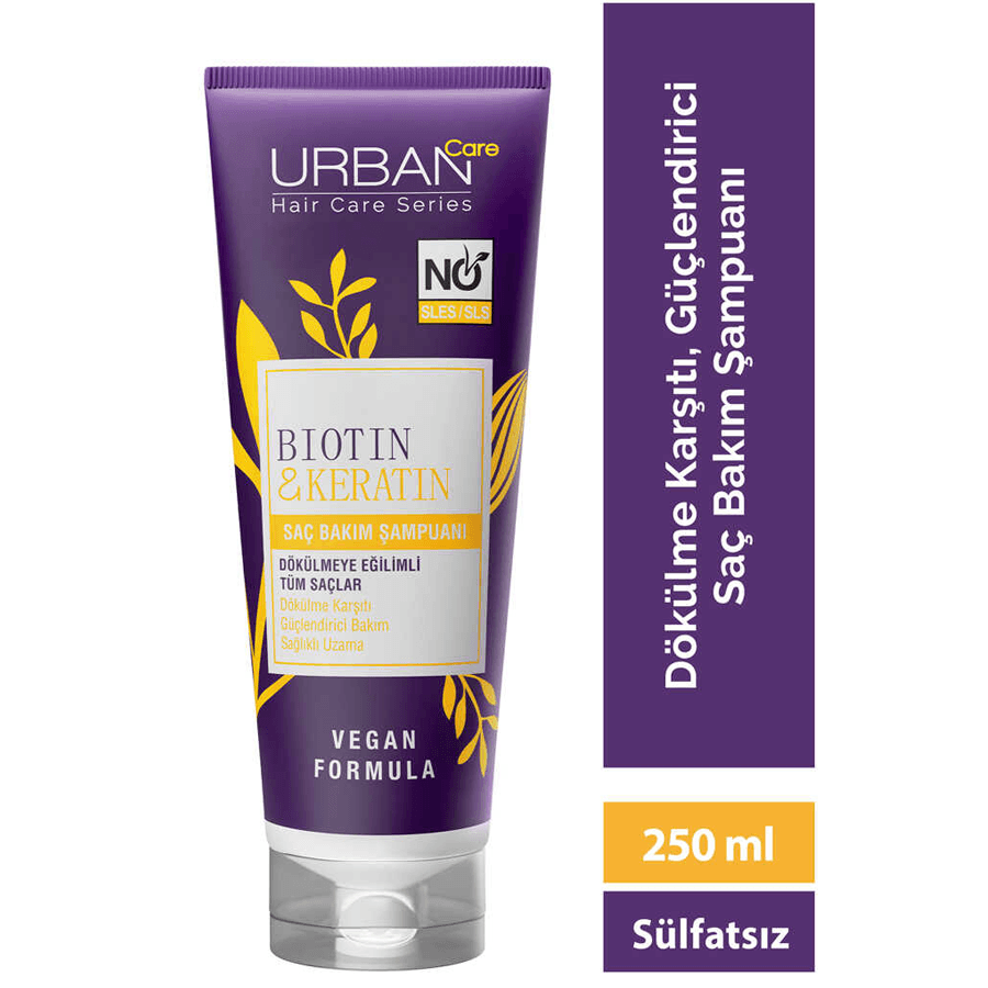 Urban Care Biotin & Keratin Sülfatsız Saç Bakım Şampuanı 250ml