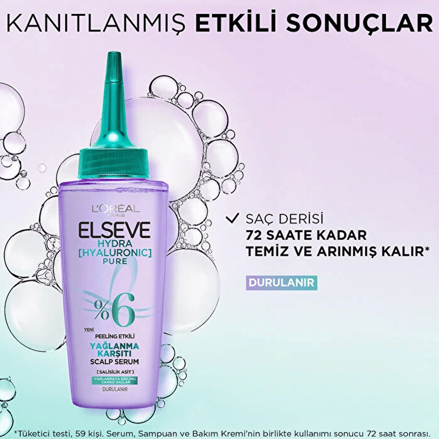 Loreal Paris Elseve Hyaluron Pure Scalp Serum 201ml - Peeling Etkili Serum