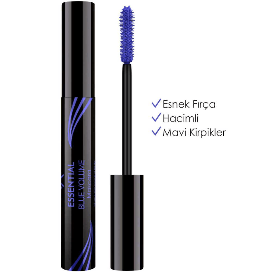 Golden Rose Essential Volume Mascara 04 Blue-Renkli Maskara