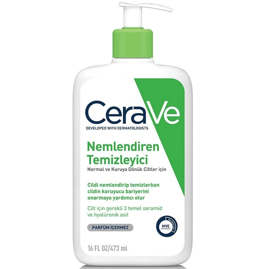 CeraVe Nemlendiren Temizleyici 473ml-Normal ve Kuruya Dönük