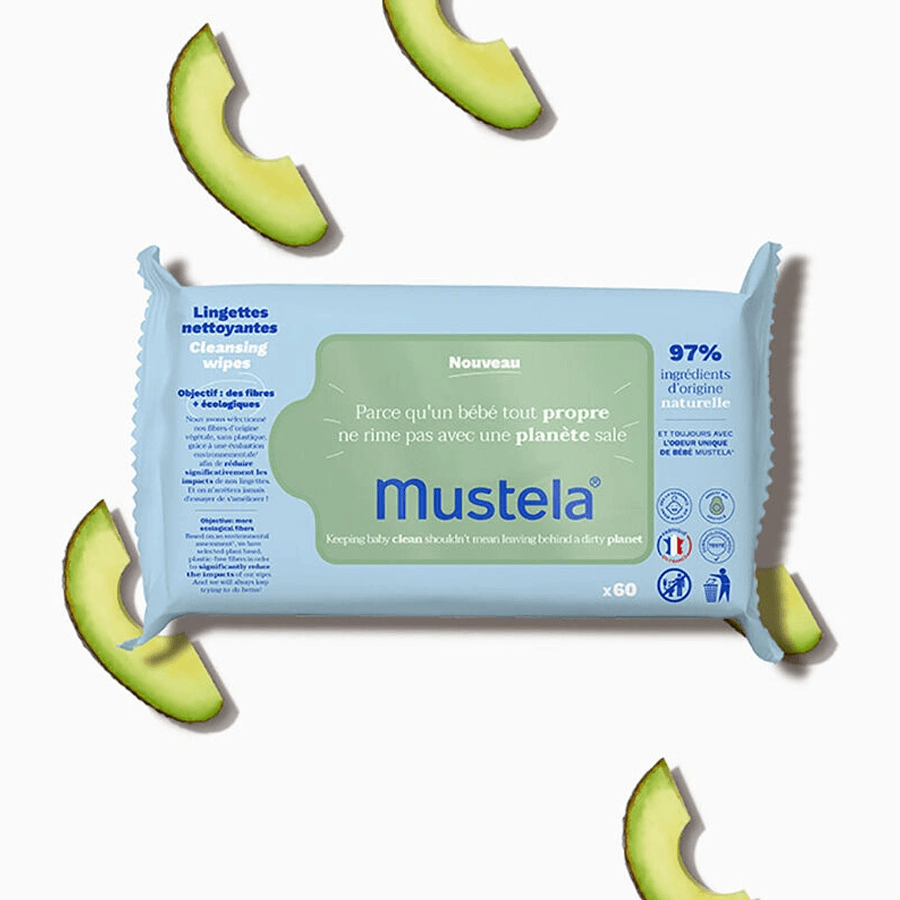 Mustela Eco Cleansing Wipes 60 Adet-Temizleme Mendili