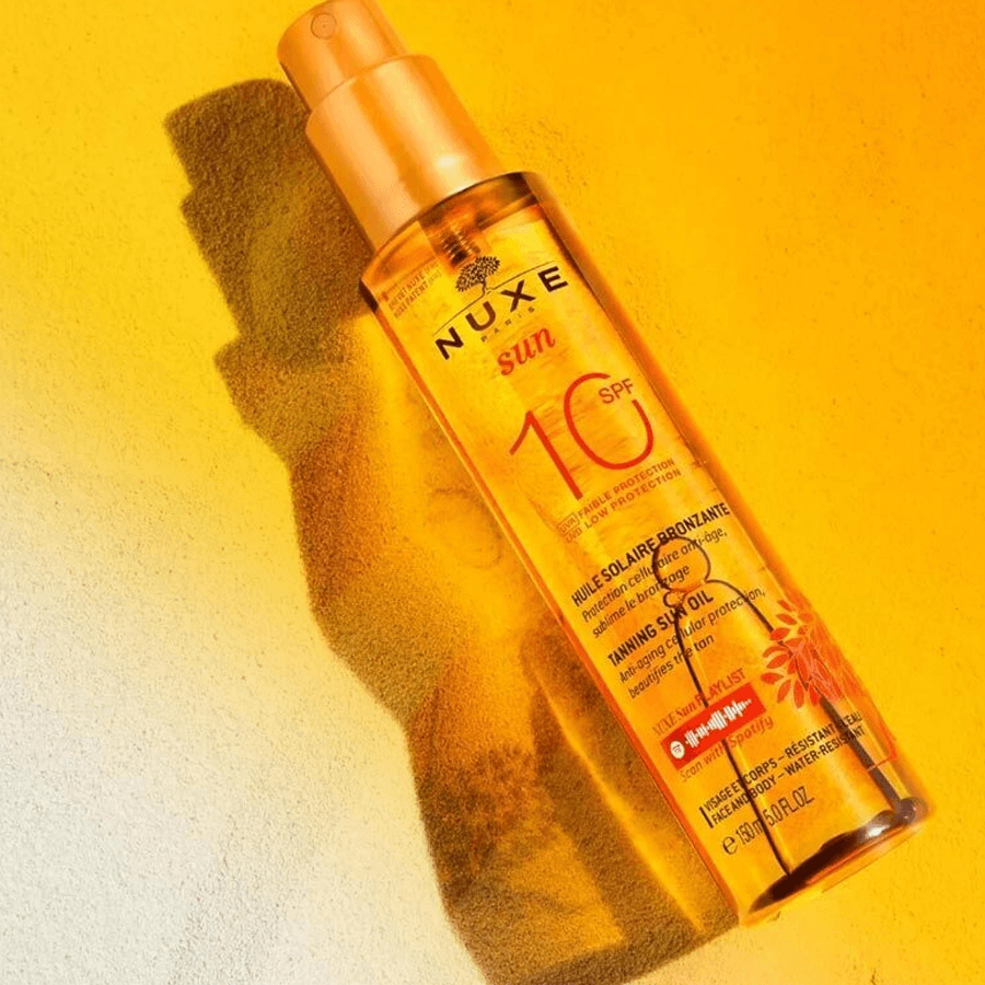 Nuxe Sun Huile Solaire SPF 10 150ml-Bronzlaştırıcı Yüz ve Vücut Yağı