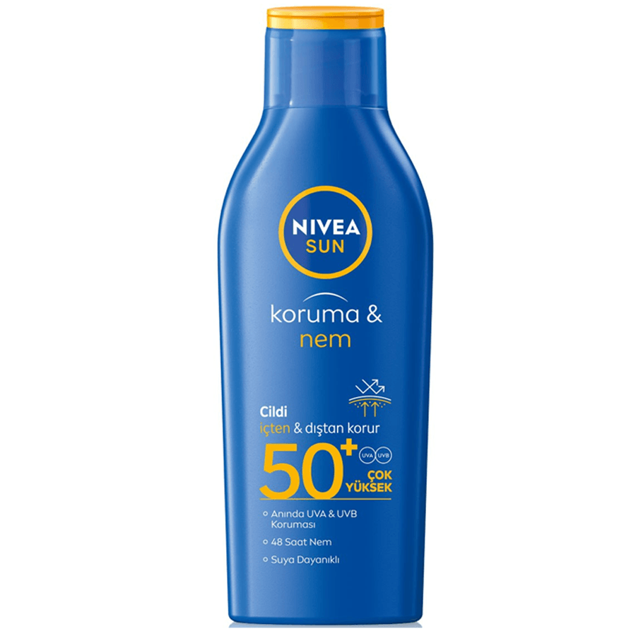 Nivea Sun Koruma ve Nem Güneş Losyonu 200ml-Suya Dayanıklı