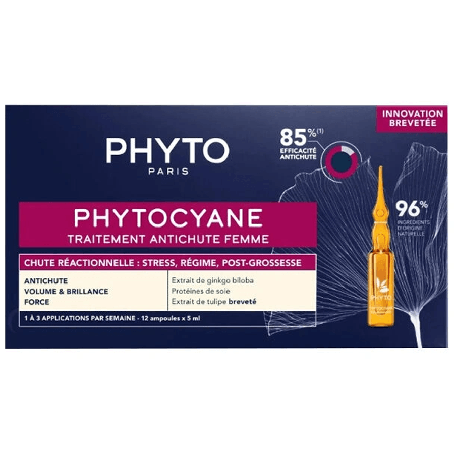 Phyto Phytocyane Women Treatment Reactional Hair Loss 12x5ml-Kadınlar İçin