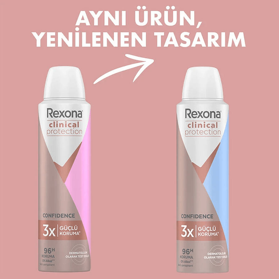 Rexona Clinical Protection Antiperspirant Kadın Sprey Deodorant 150ml 