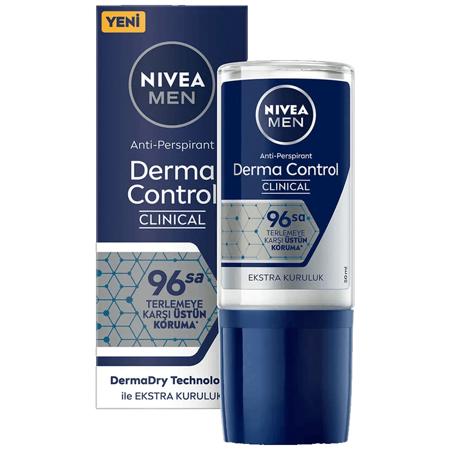 Nivea Men Derma Control Clinical Roll-On 50ml-Ekstra Kuruluk