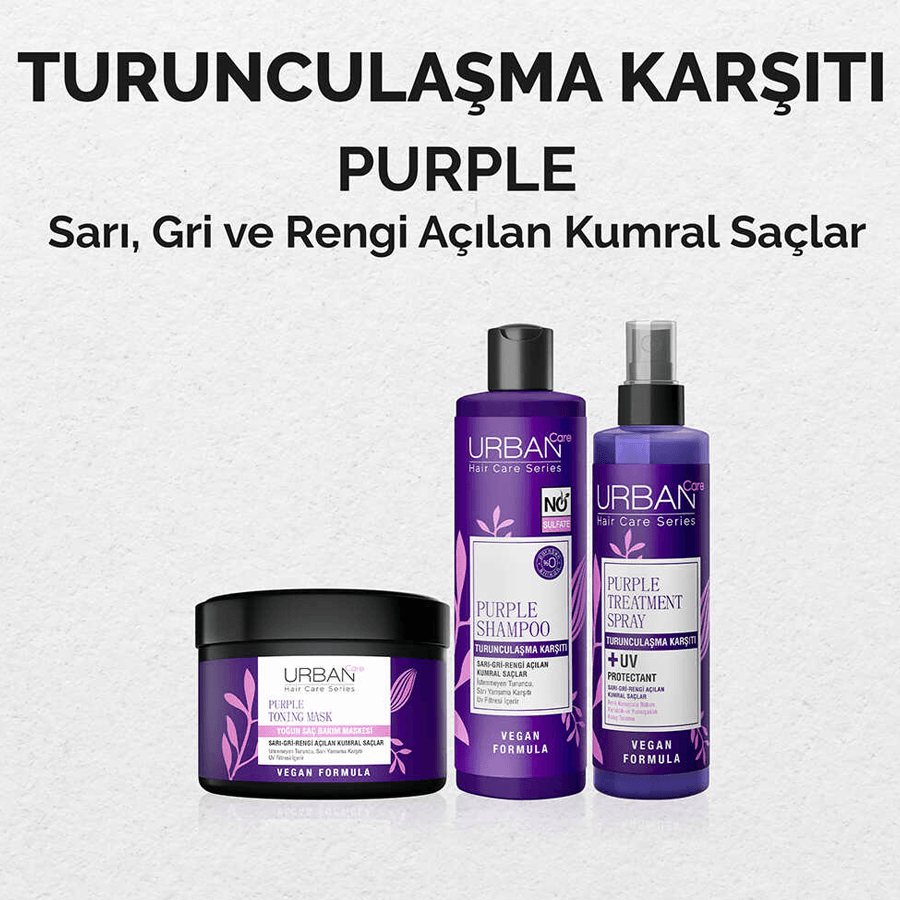 Urban Care Purple Toning Mask 230ml-Turunculaşma Karşıtı