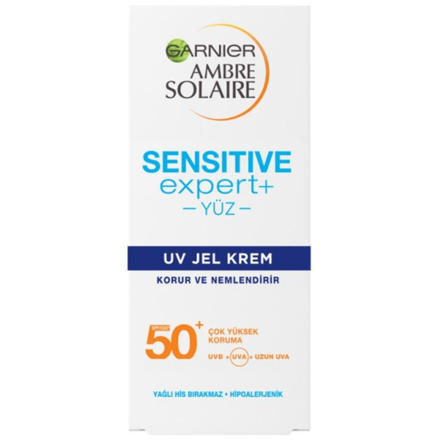 Garnier Ambre Solaire Sensitive Expert+ UV Spf 50 Jel Krem 50ml