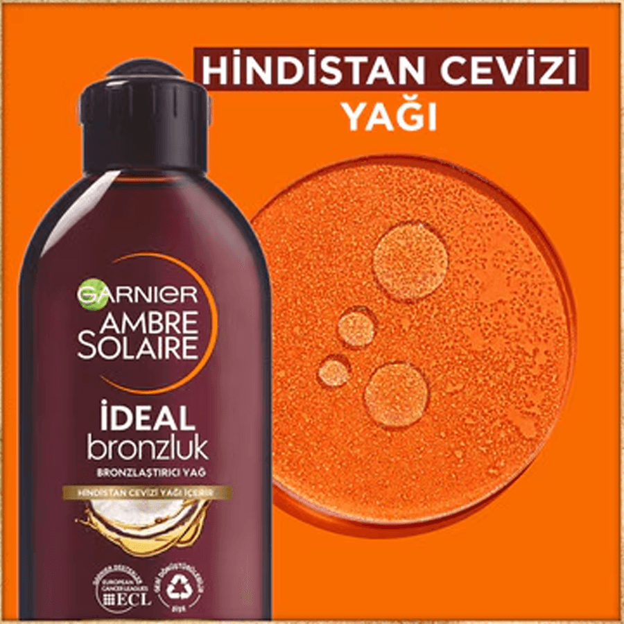 Garnier Ambre Solaire İdeal Bronzluk Bronzlaştırıcı Yağ 200ml 