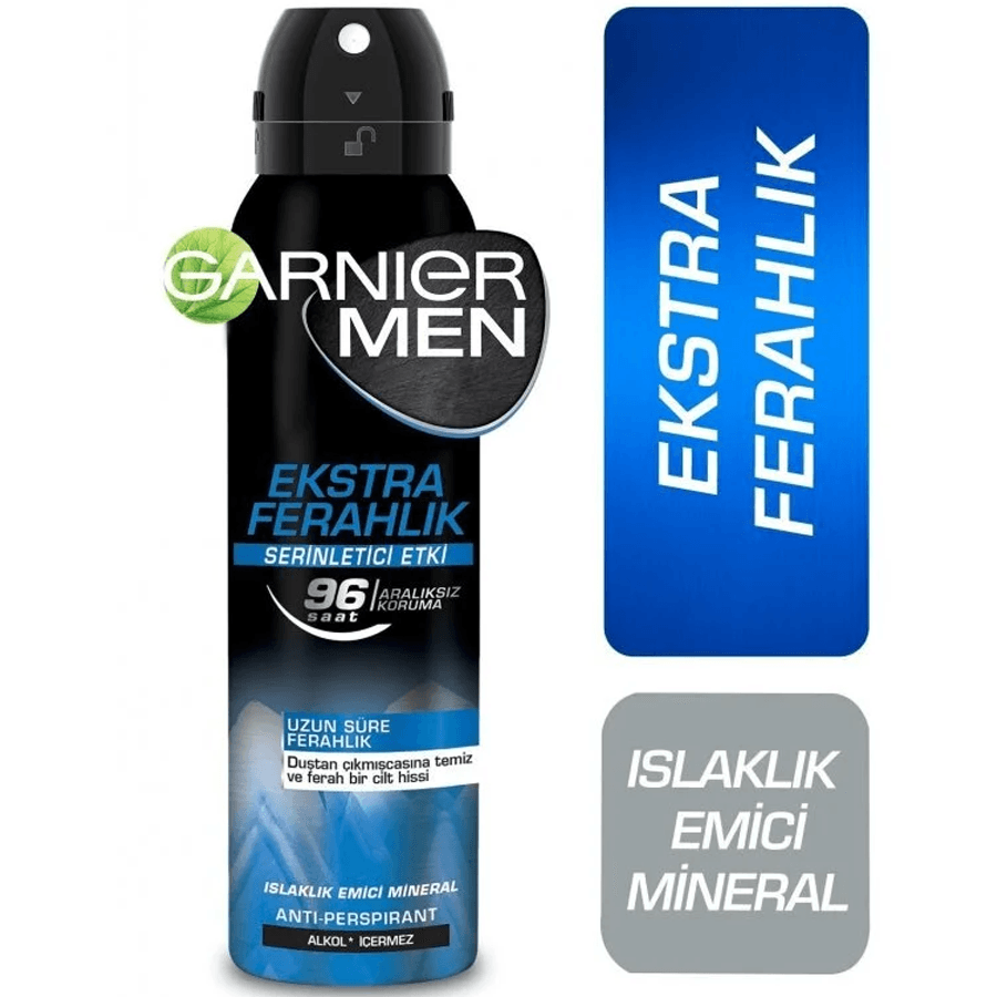 Garnier Men Ekstra Ferahlık Serinletici Etki Deodorant Sprey 150ml