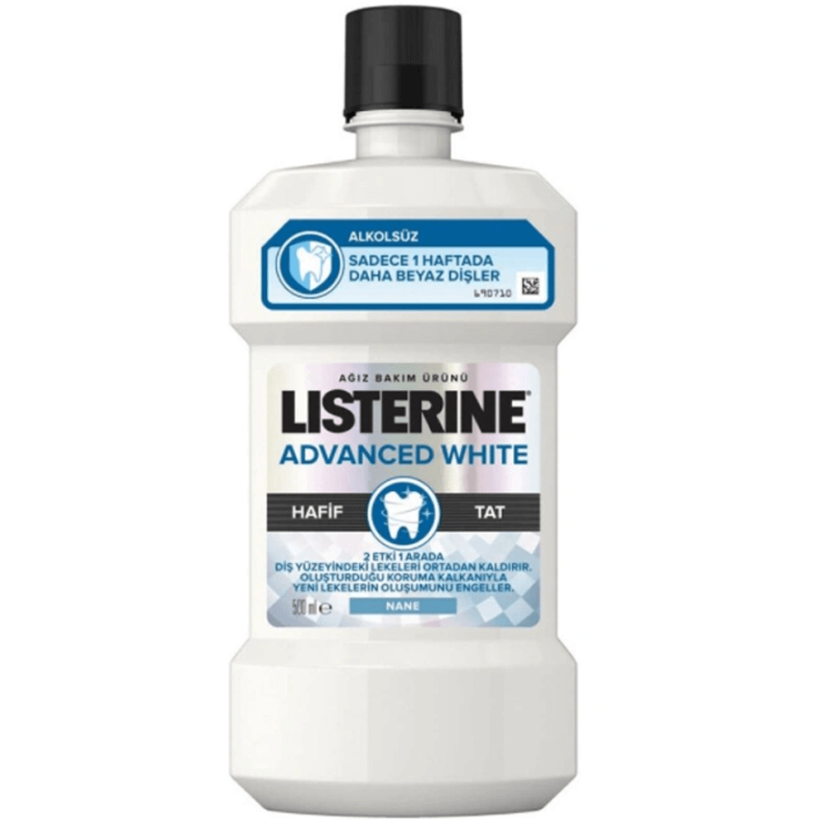 Listerine Advanced White Hafif Tat Çalkalama Suyu 500ml