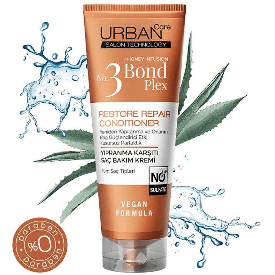 Urban Care Honey Infusion Bond Plex 250ml-Yıpranma Karşıtı Saç Bakım Kremi