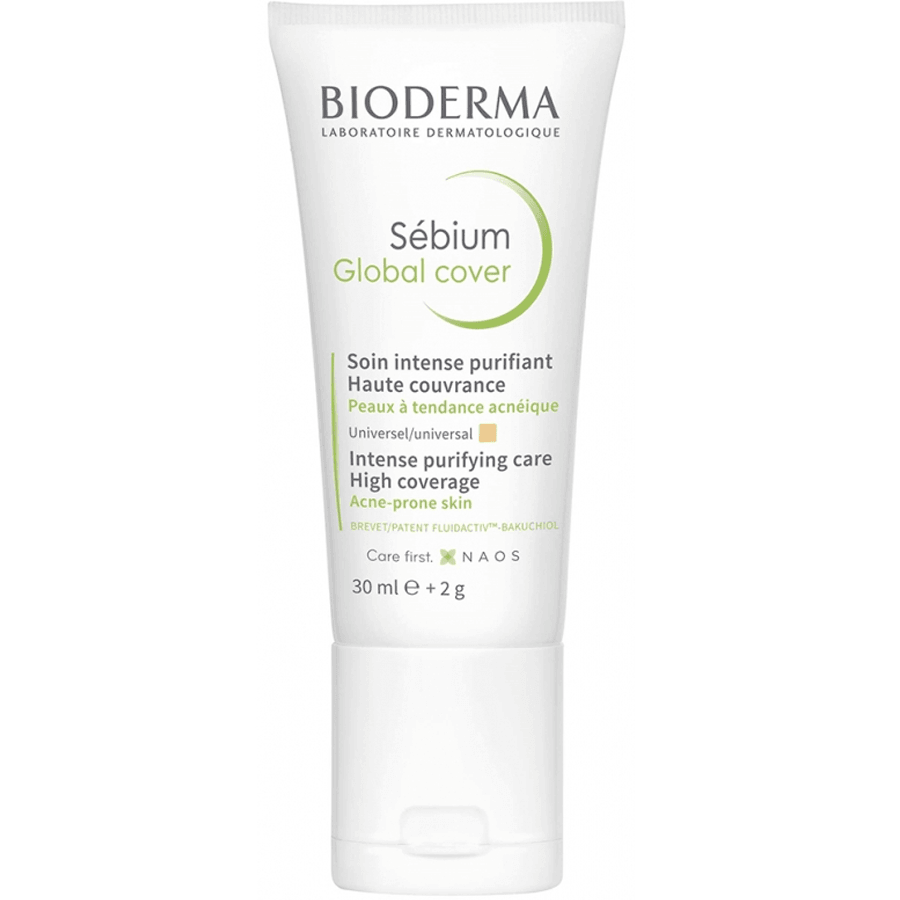 Bioderma Sebium Global Cover 30ml-Renkli Bakım Kremi