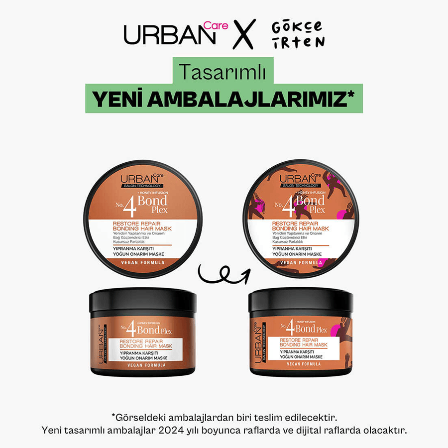 Urban Care No.4 Bond Plex Yoğun Saç Onarım Maskesi 230ml