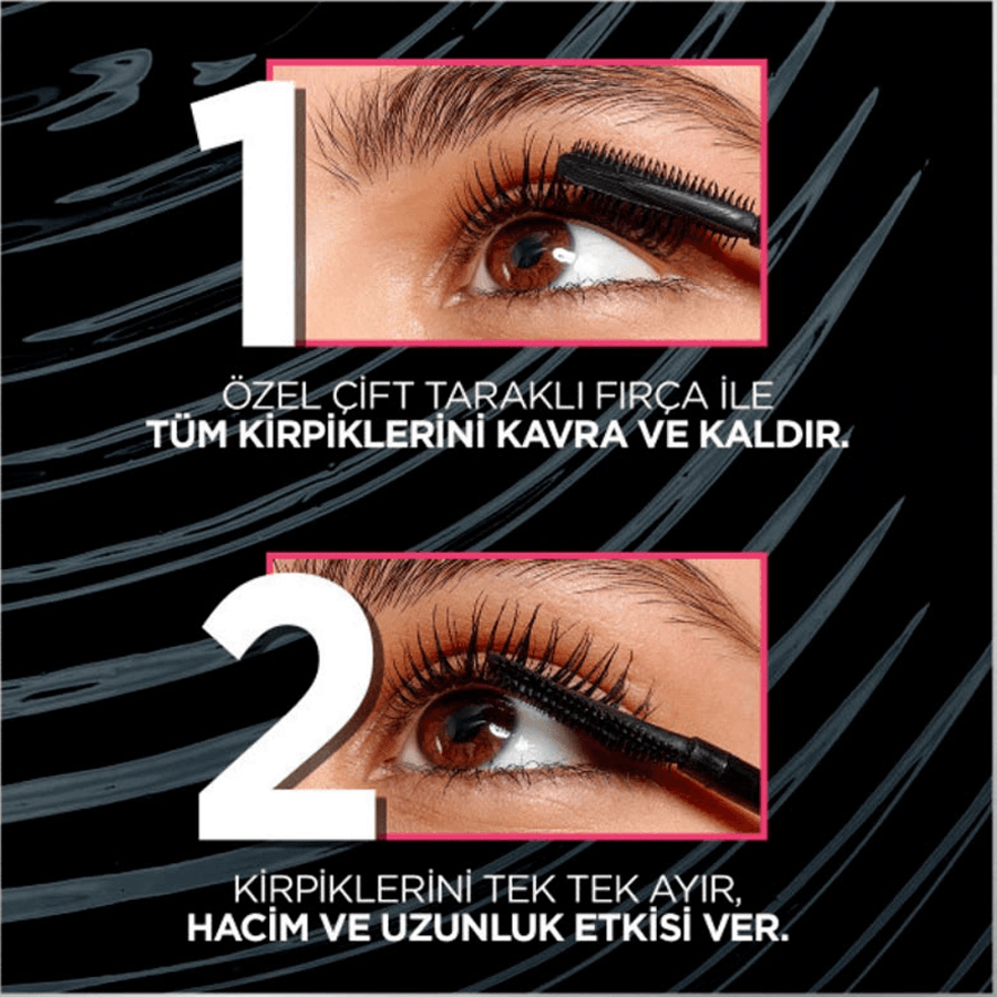 Loreal Paris Telescopik Lift Extra Black Mascara 9,9 ml-Ekstra Siyah