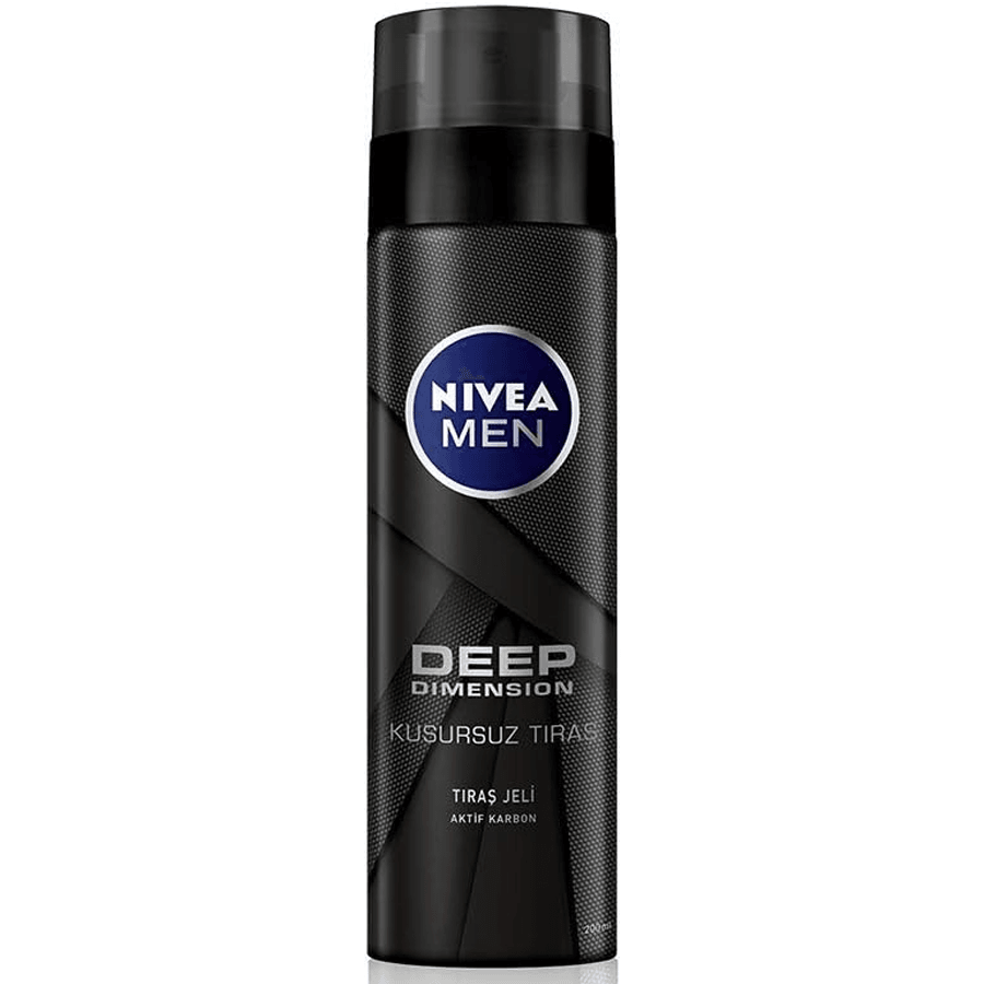 Nivea Men Deep Dimension Tıraş Jeli 200ml-Aktif Karbon