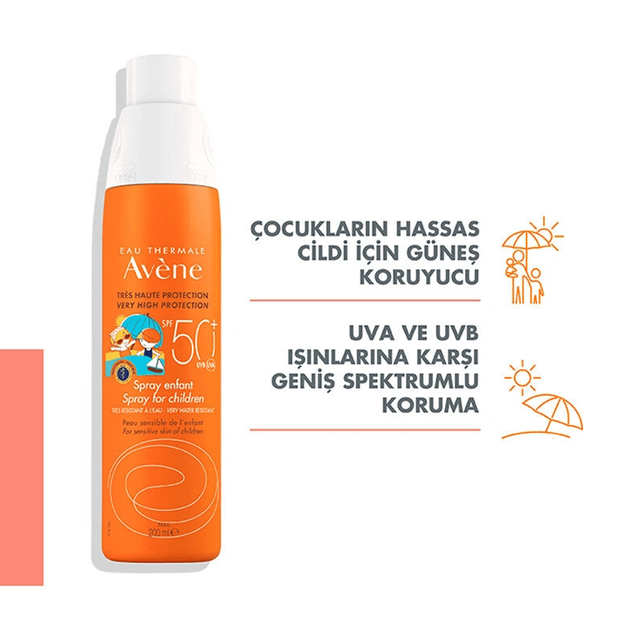 Avene Spray Enfant Spf 50+ Children Çocuk Güneş Spreyi 200ml