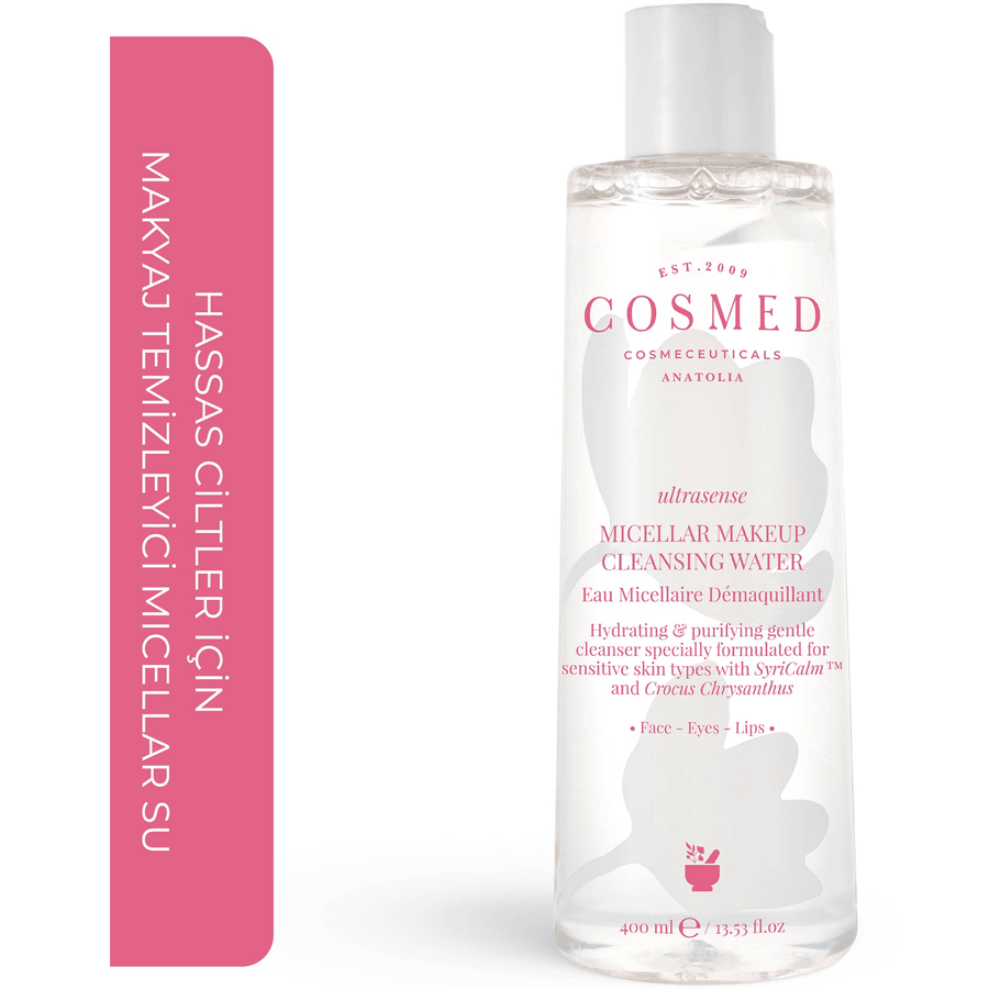 Cosmed Micellar Makeup Cleansing Water 400ml-Temizleyici Micellar Su