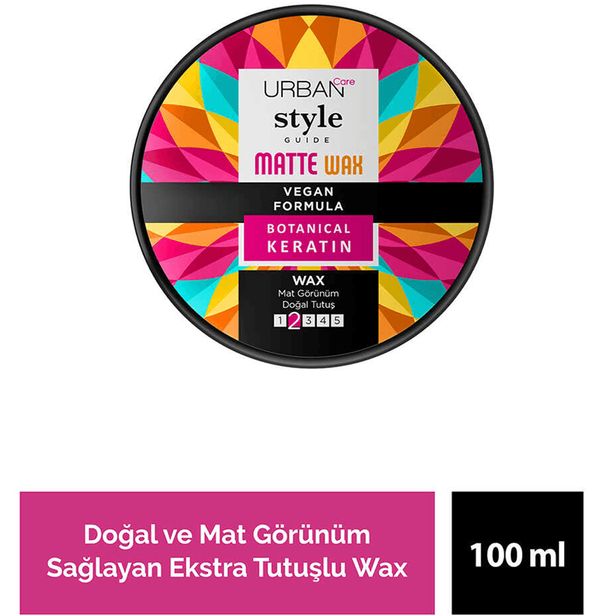 Urban Care Style Guide Matte Wax 2 100ml-Doğal Tutuş