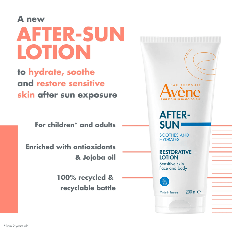 Avene After Sun Restoravite Lotion 200ml-Güneş Sonrası Bakım Losyonu