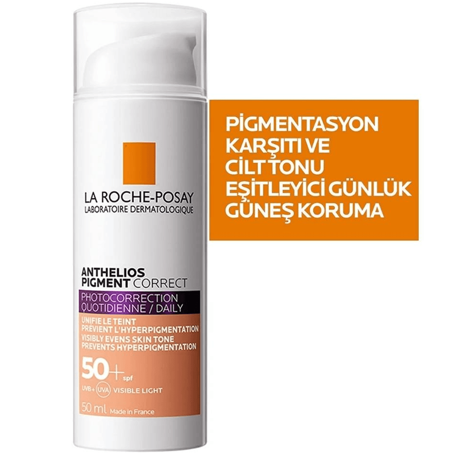 La Roche Posay Anthelios Pigment Correct SPF50+ Medium 50ml-Güneş Koruyucu